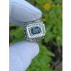  London Blue Topaz Taşlı Gümüş Erkek Yüzük 3.5 Crt 